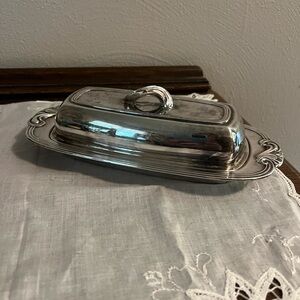 Oneida SilverPlate Butter Dish